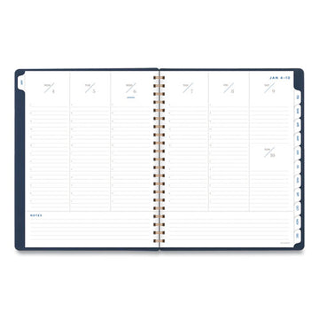 AT-A-GLANCE® Signature Collection Firenze Navy Weekly-monthly Planner, 11 X 8.5, Navy Cover, 13-month (jan To Jan): 2022 To 2023 freeshipping - TVN Wholesale